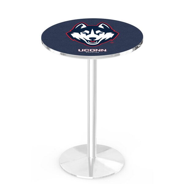 42" Chrome Connecticut Pub Table